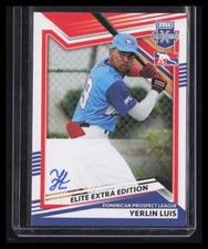 YERLIN LUIS Elite Extra Edition Dominican Prospect League 2 Auto: Guardians
