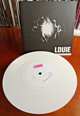 LOUIE - TREES 1st UK Press White Wax 2005 SINGLE 7 INCH SIGNED COPY EX