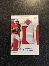 CLAYTON TUNE 2023 NATIONAL TREASURES SILVER RPA ROOKIE PATCH RC AUTO /39