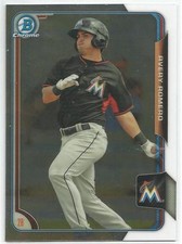Avery Romero Miami Marlins 2015 Bowman Chrome Prospect
