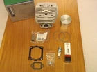 Meteor cylinder piston kit for Stihl MS660, 066 54mm with gaskets Italy Nikasil