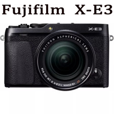  Near Mint Fujifilm Fuji X-E3 24.3MP Mirrorless Digital Camera Black 3 in Body