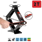 Heavy Duty 2 Ton Scissor Jack Lifting Tool With Ratchet Van Tyre Change 347210R