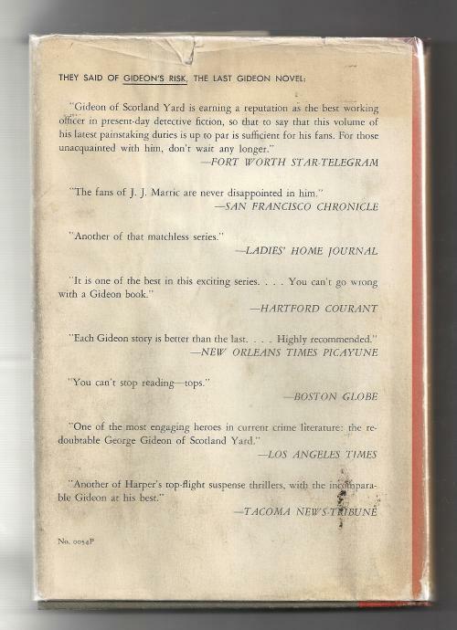 希少　Gideon's Fire J.J. Marric Gideon's Fire: Marric, J. J.: 9780821728451: Amazon.com: Books