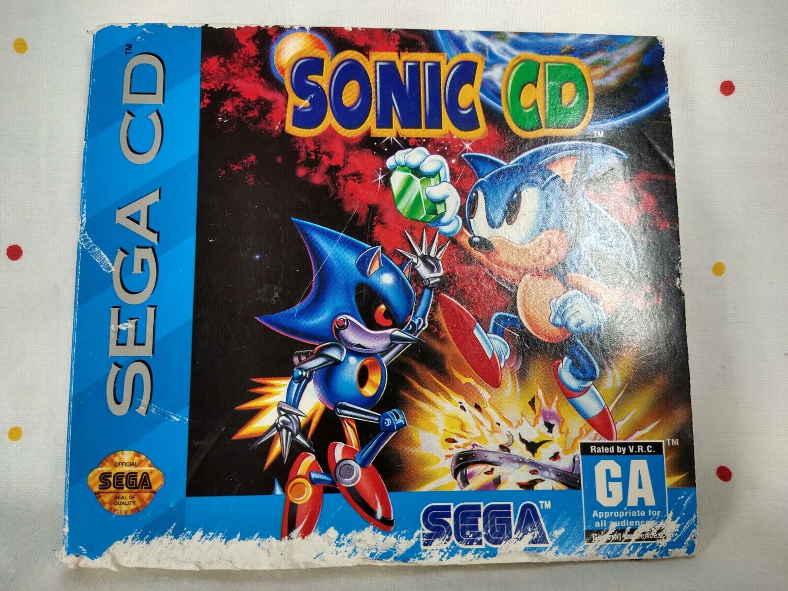 Sonic CD Box Shot for Sega CD - GameFAQs