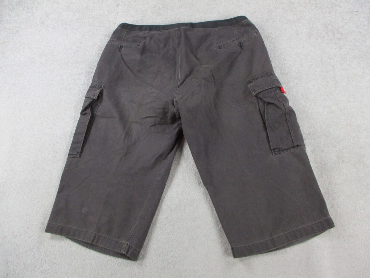 VINTAGE Ralph Lauren Shorts Men Large Brown Cargo Skater Grunge