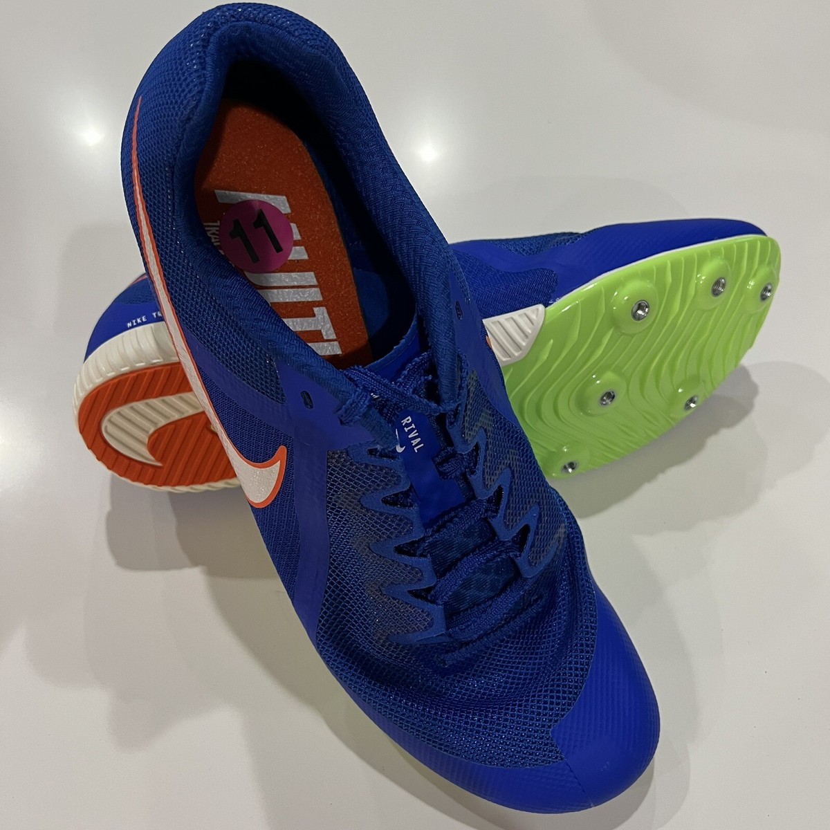 Nike Zoom Rival Track & Field Spikes Blue Men display picture 2