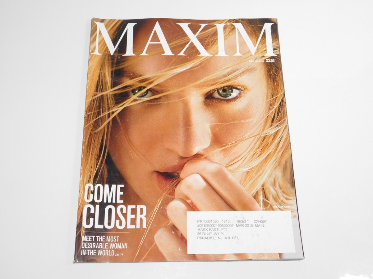 Maxim march 2015 Candice Swanpoel march 2015 Maxim #201 Candice
