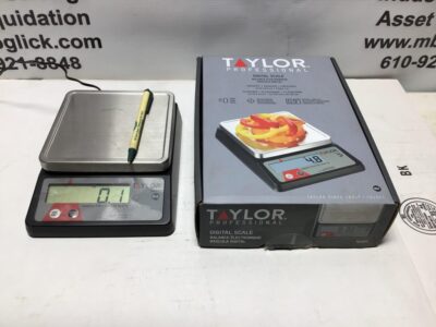 Taylor TE10FT Professional Compact Stainless Digital Scale 11 Lbs