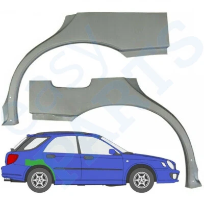 Subaru Impreza 2000-2007 Wagon Combi Arrière Aile Tôle de Réparation / Paire - Photo 1/4