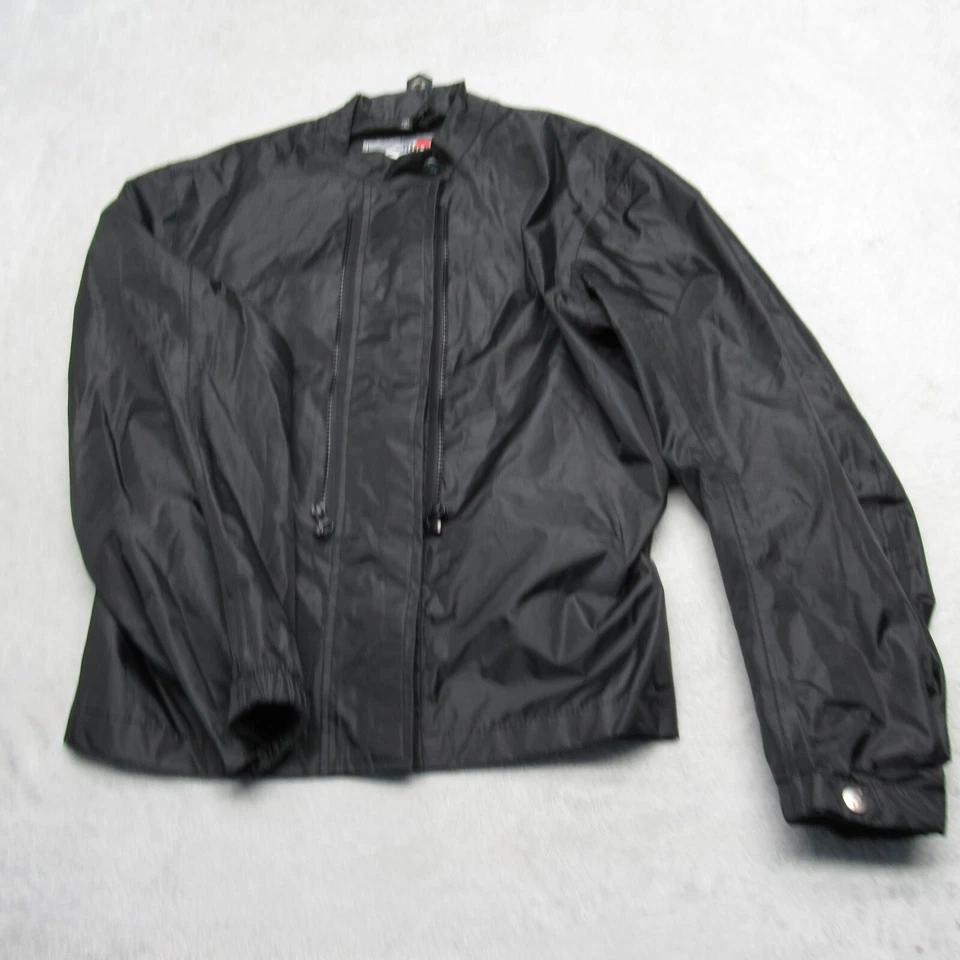 Joe Rocket Moto Jacket Womens Small Black Full Dual Zip Inner Jacket Waterproof - Image 2 of 4