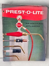 Prest-O-Lite Air-Acetylene Appliances Catalog Vintage Tools Linde 1950s