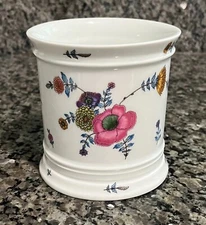 VTG  Ceralene Limoges France A. Raynaud et C. Botanical Floral Cache Pot Planter