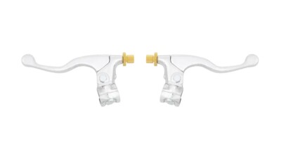 TB Parts Mini Perch/Lever Set - Silver Honda CRF100 XR100 TBW0285