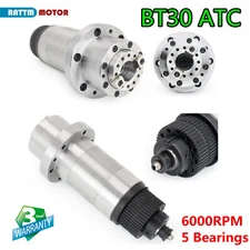 BT30 ATC Spindle Motor without Power Head Automatic Tool Change 6000rpm 5Bearing