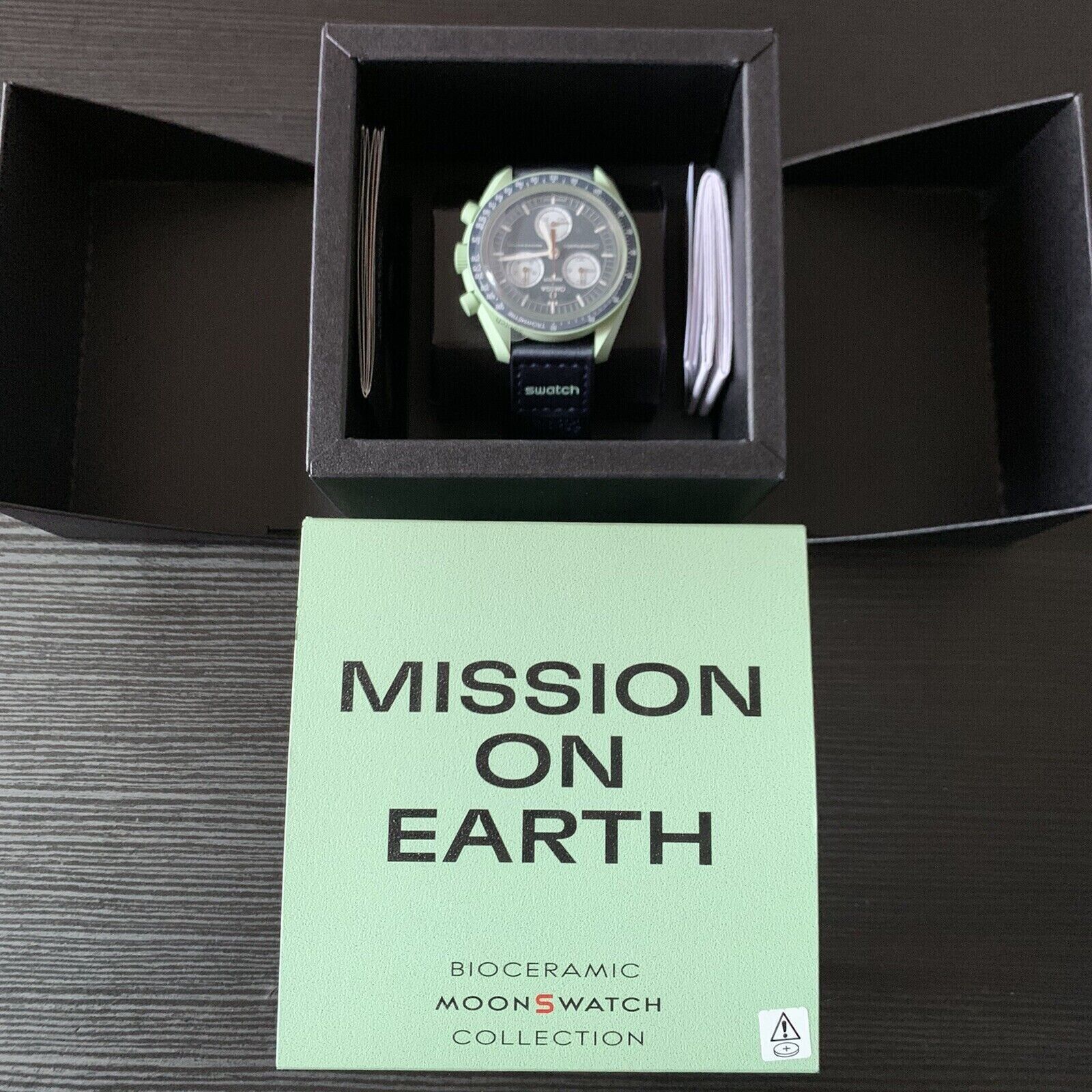 OMEGA x Swatch Speedmaster MoonSwatch Mission on Earth - Brand New Never  Worn