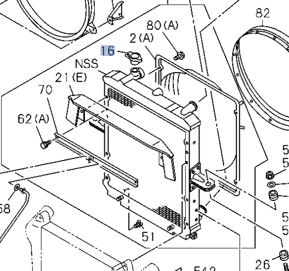 Radiator Cap for ISUZU NPR NQR 4HE1 4.8L 4HK1  5.2L 6HE1 7.1L 98-24 - Image 2 of 4