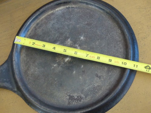RARE! Vintage "Solid Steel" Cold Handle Cowboy Skillet Camping Frying Pan 10" - Picture 7 of 16