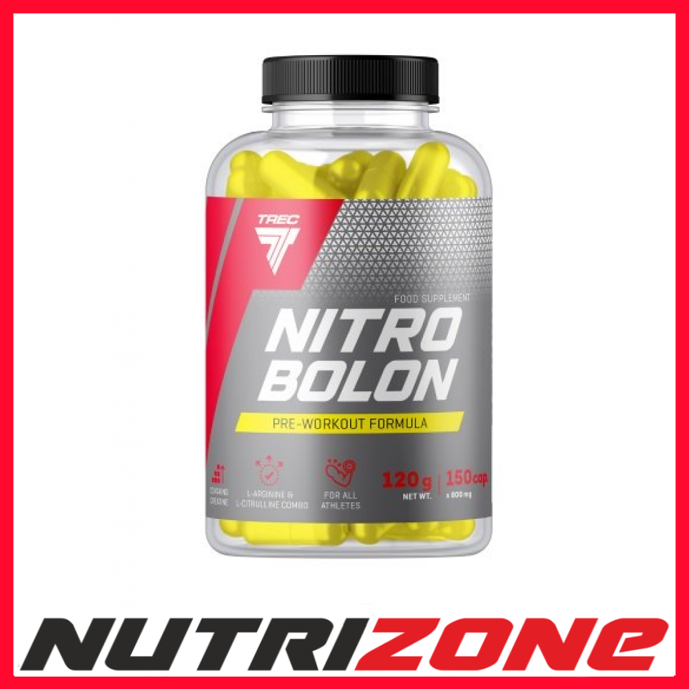 TREC NUTRITION NitroBolon Workout Booster L Arginine Citrulline Creatine 150caps