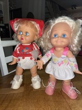 Lot 2 Poupée Galoob Lewis Baby Face Suzy Habits D Origine 1990 Doll