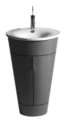Duravit Starck 1 Waschtisch 1 Hahnloch Ø 580 mm - Weiß Hochglanz WonderGliss