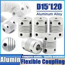 D15*L20 Flexible Shaft Coupling Rigid CNC Motor Coupler 3D Printer 2/3/4~6.35mm