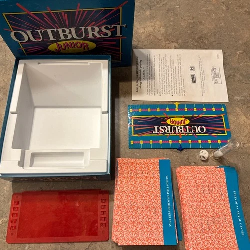 Outburst Jr Junior Board Game Complete Parker Brothers 1994 Hersch Age 7+ Vtg