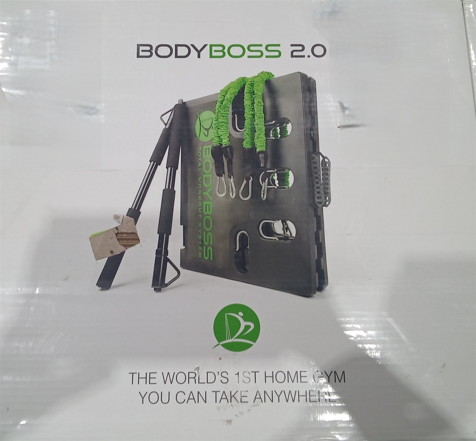 BodyBoss 2.0 Portable Home Gym Workout Set For Travel GREEN