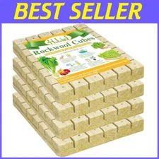 192 Hydroponic Rockwool Planting Cubes - 2 Inch Plugs for Rooting and Cloning