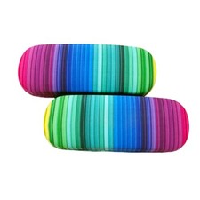 Eyeglass Case New Rainbow Design Durable Hard Metal Shell Sunglasses Case Hard