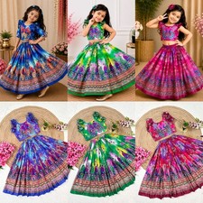 Readymade kids girls lehenga choli party wear eid indian girls designer dress