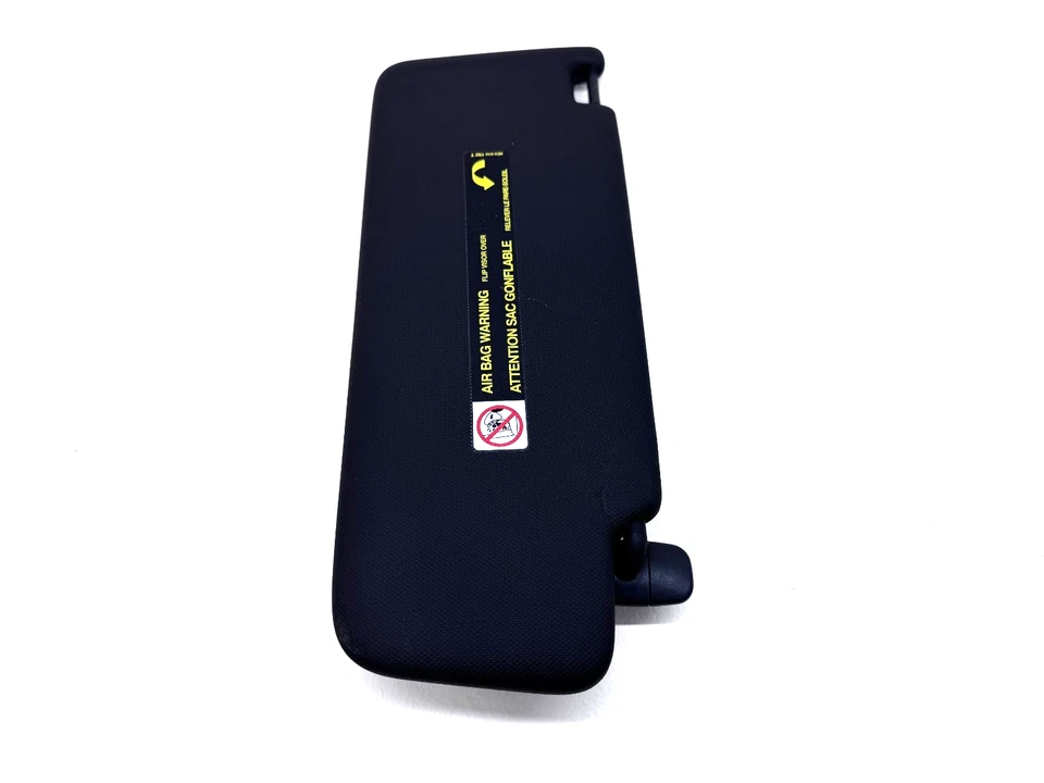 Quebra-sol dianteiro esquerdo do lado do motorista Audi A3 Quattro 2017-2020 com espelho preto fabricante de equipamento original - Imagem 4 de 4