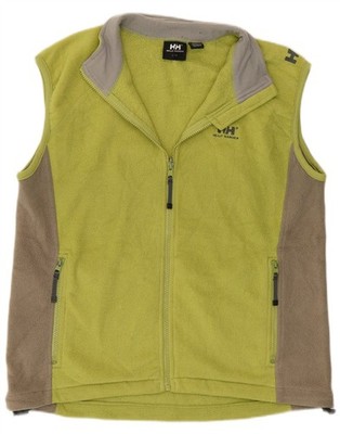 Helly Hansen Damen Fleece Weste UK 16 Large grün Colourblock Polyester BU07