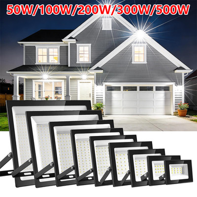  50W-500W LED Outdoor Floodlight For Garden, Stadium And Street Lighting 6500K