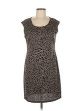 NWT Nine West Women Brown Casual Dress M