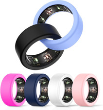 6 Pack Silicone Ring Case for Oura Ring Protector Smart Rings Elastic Cover ...