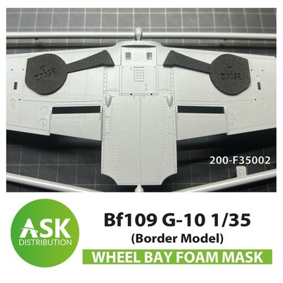 Art Scale Kit 200-F35002 - 1:35 Bf 109G-10 Wheel bays - FOAM flexibel express fi