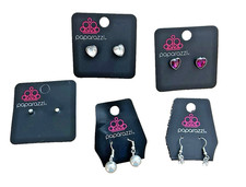 Lot of 5 New Paparazzi Pierced Earrings