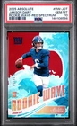 2025 PANINI ABSOLUTE ROOKIE WAVE RED SPECTRUM JAXSON DART ROOKIE RC /150 PSA 10