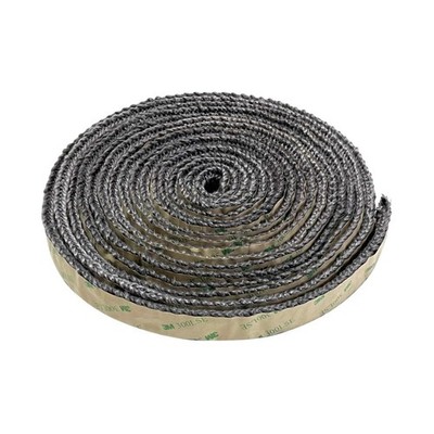 Protalwell Self Adhesive Stove Window Glass Gasket Tape, 1'' One Size, Gray 