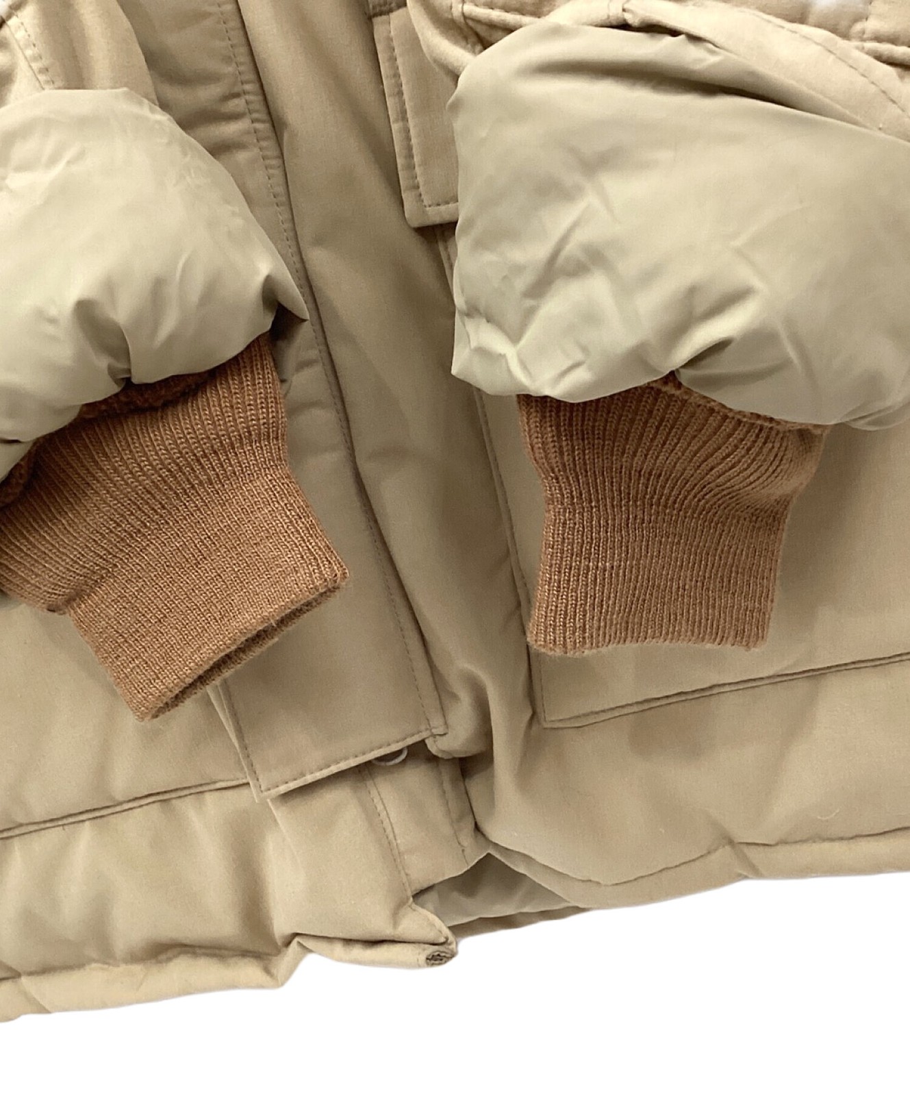 Schott Down jacket Size: L Beige Men - image 10