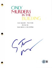 Steve Martin Signed Only Murders in the Building Pilot Script Autograph Beckett