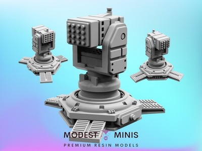 Democracy Rocket Sentry - 32mm Scale Alien Miniature | RPG | Sci fi | Papsikels