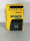 Vintage Sony Yellow Sports Walkman WM-AF58 Radio Cassette Player Non Working (D)