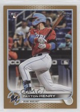 2022 Topps Series 2 Gold 1737/2022 Payton Henry #611 0b0