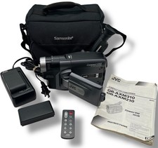 Vintage JVC GR-AXM310U VHS-C Camcorder w/ Accessories - For Parts Or Repair