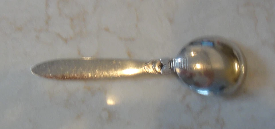 Cuchara de sopa/mermelada de crema de cactus Georg Jensen - 5 1/2" 1945-1951 Foto 2 de 3