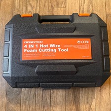 RONGTER 4 IN 1 Hot Wire Foam Cutting Tool Kit H4 Electric Styrofoam Cutter Black