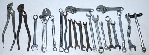 A Batch of 21 vintage 3 to 4 inch Wrenches, incl. Snap-on & Proto - Picture 2 of 5