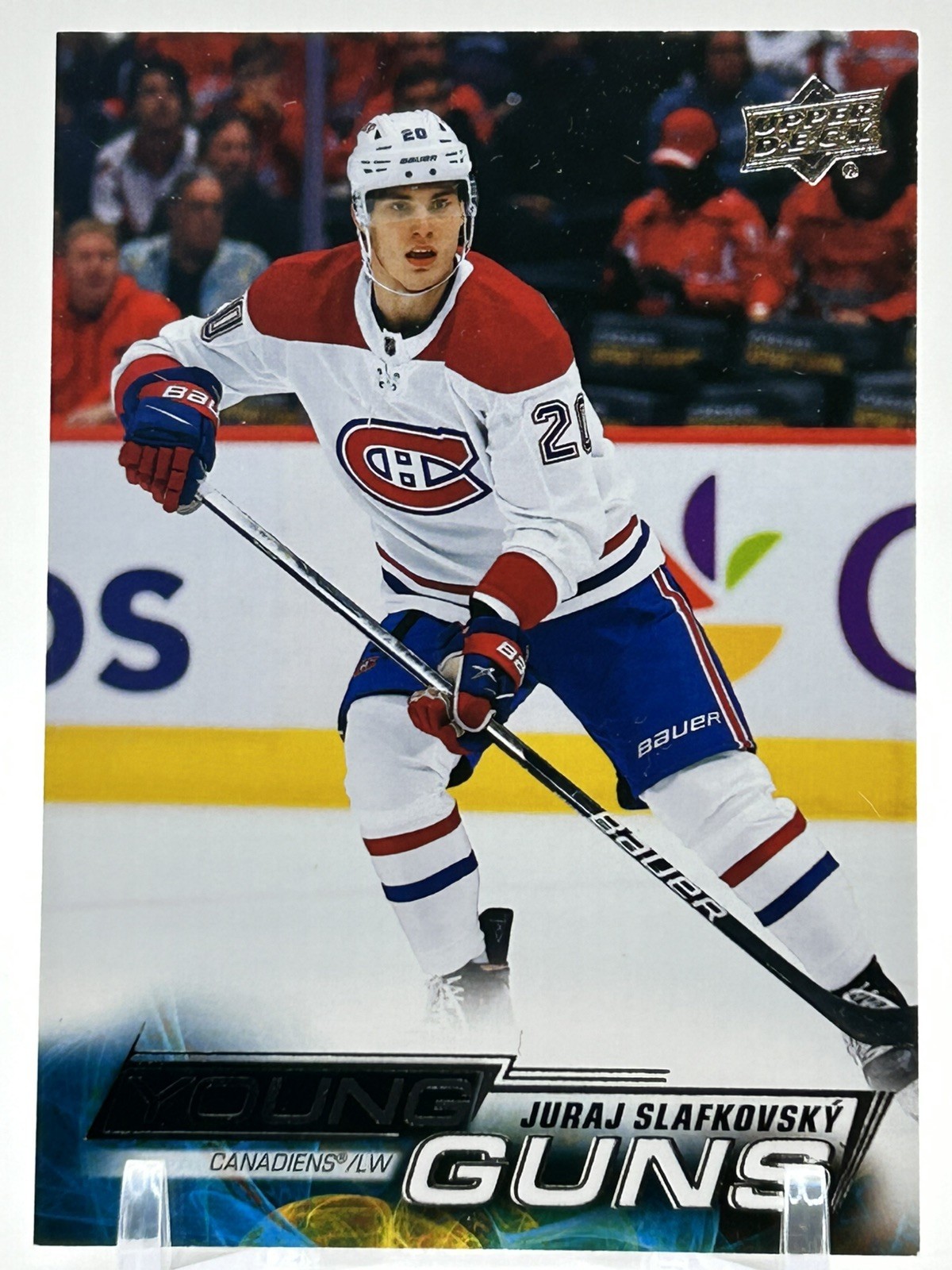 Juraj Slafkovsky 2022-23 Upper Deck Series 2 Young Guns #451 Rookie RC